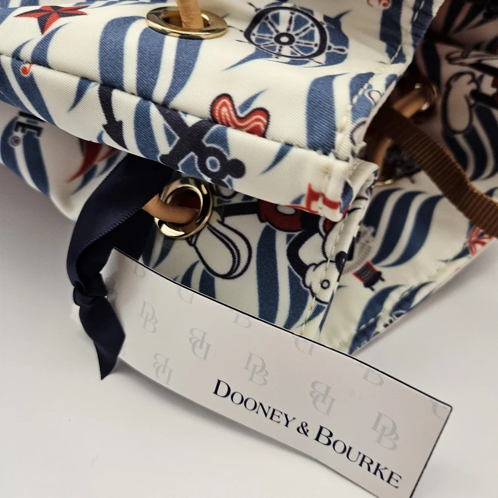 Disney Cruise Line Wave Drawstring Backpack by Dooney & Bourke - Picture 4 of 8
